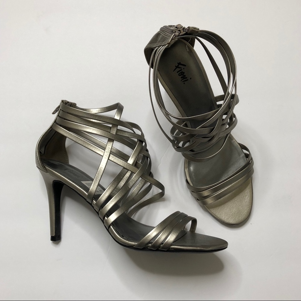 Gunmetal dressy heels